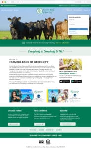 Farmers Bank of Green City Homepage | Vervocity
