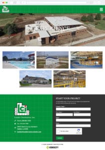 Leander Construction, Inc. Interior Page | Vervocity