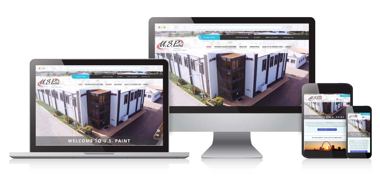 U.S. Paint Responsive Design by Vervocity