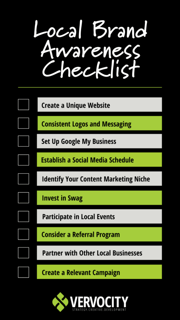 Vervocity Checklist to Increase Brand Awareness