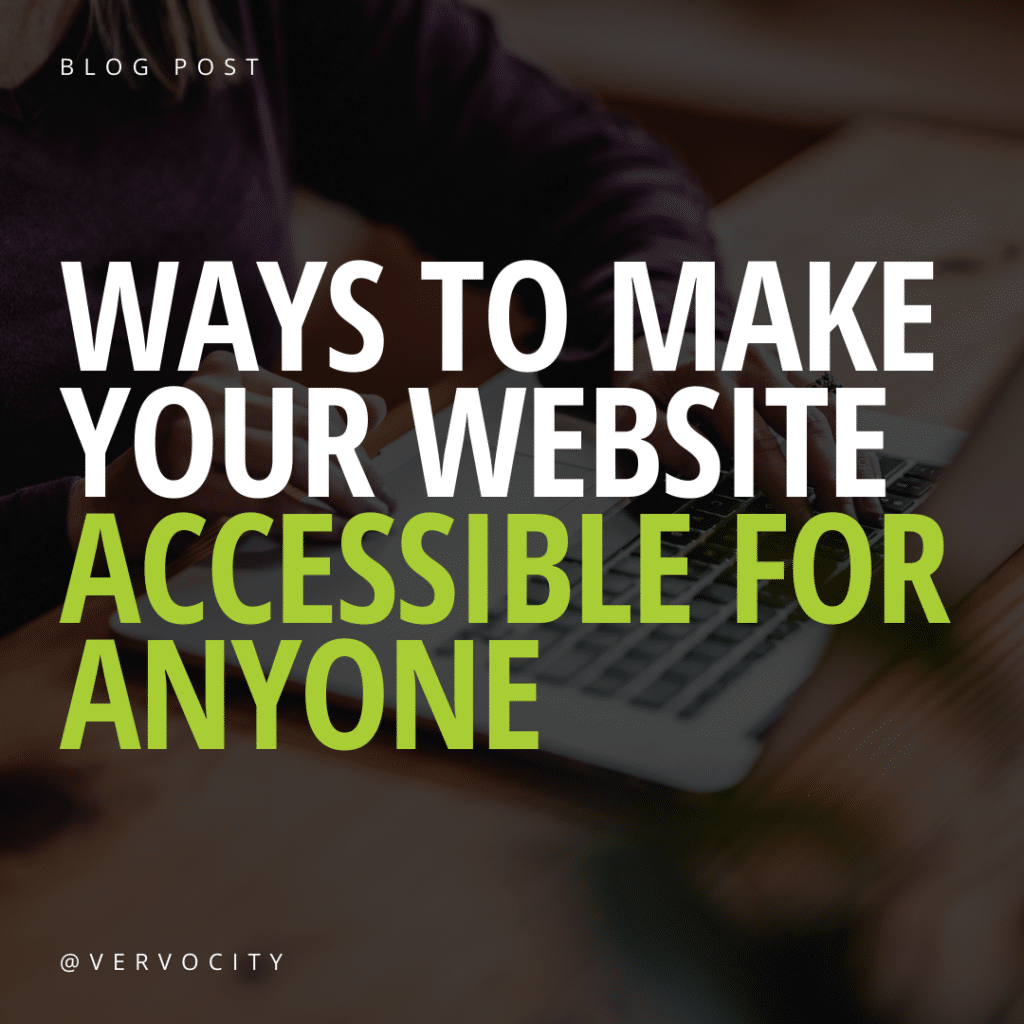 Ways to Make Your Website Accessible for Anyone Words Over Computer Photo