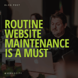 routine website maintenance is a must