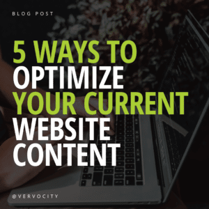 5 ways to optimize your current website content