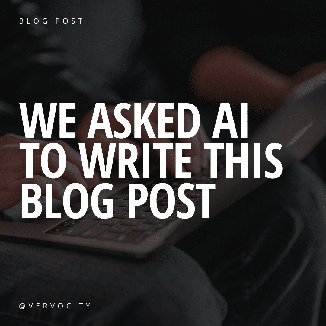we asked ai to write this blog post