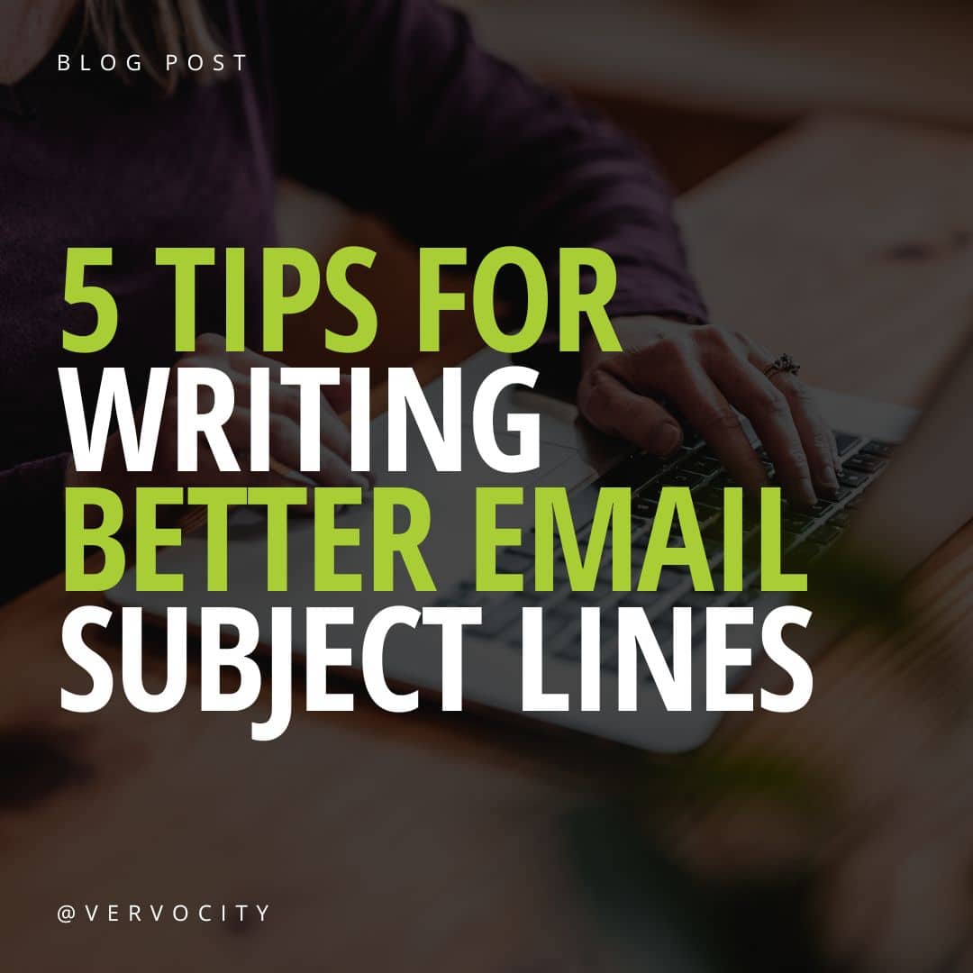 five tips for writing better email subject lines