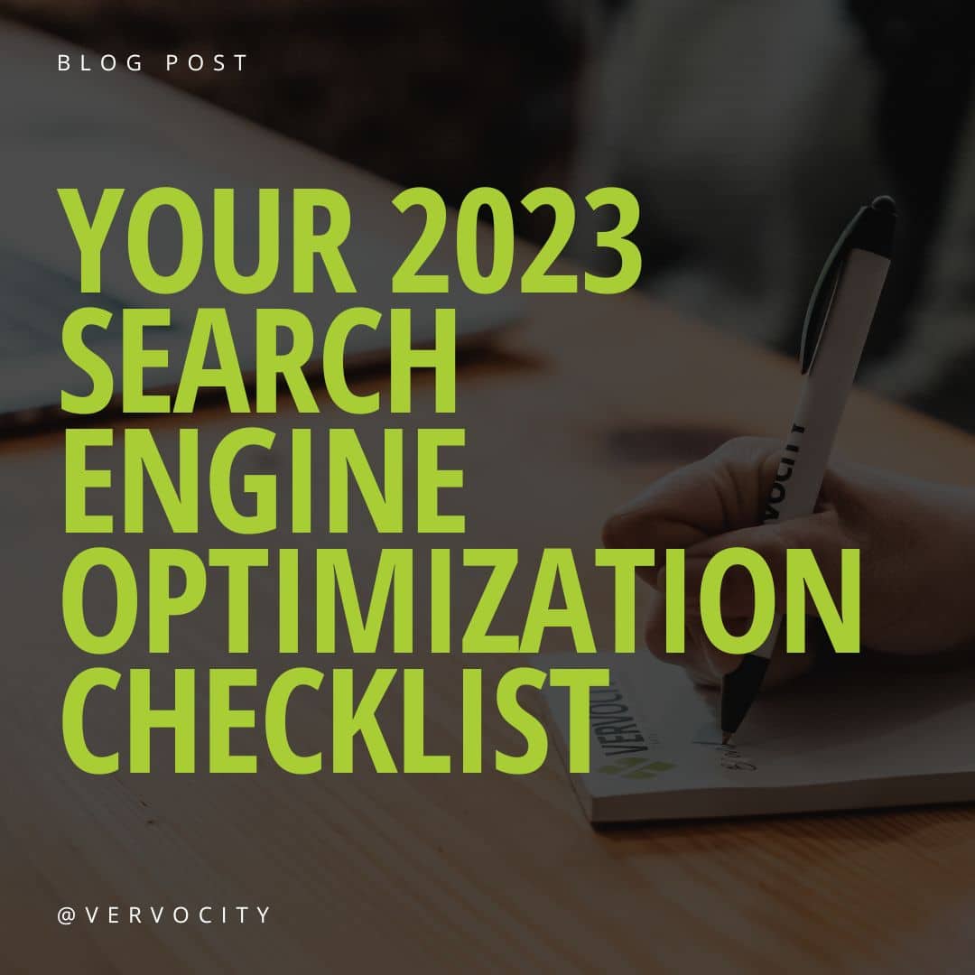 your 2023 search engine optimization checklist