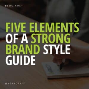 five elements of a strong brand style guide