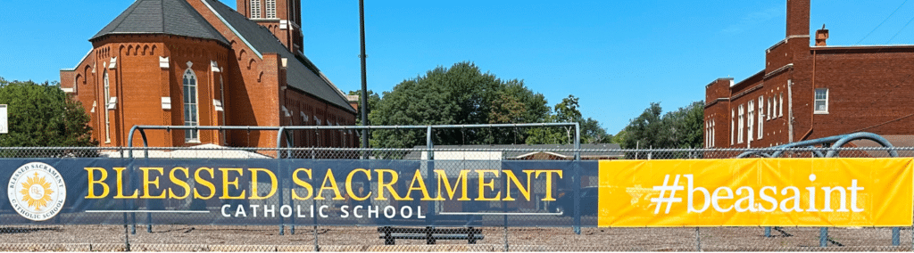 Blessed Sacrament School Page Header