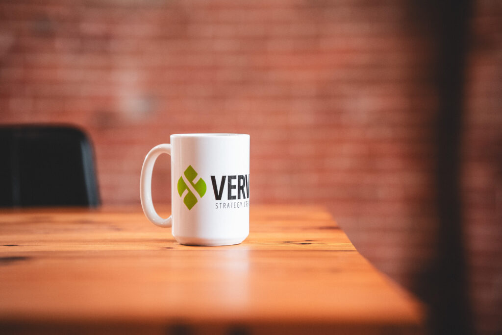 vervocity mug image | Vervocity mug product shot with good lighting