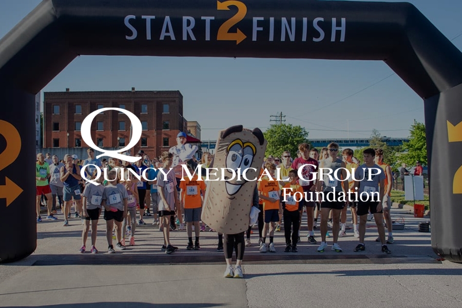 people standing at race line start